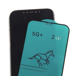 Защитное противоударное стекло Swift Horse для iPhone 12 Pro Max на полный экран, 012016 Черный