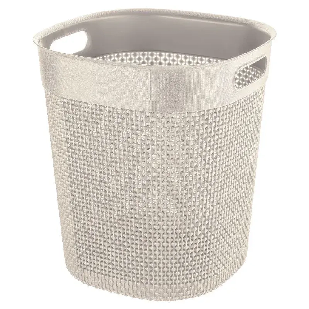 Корзина для бумаг OSLO 16л молочный (комплект 8 шт)