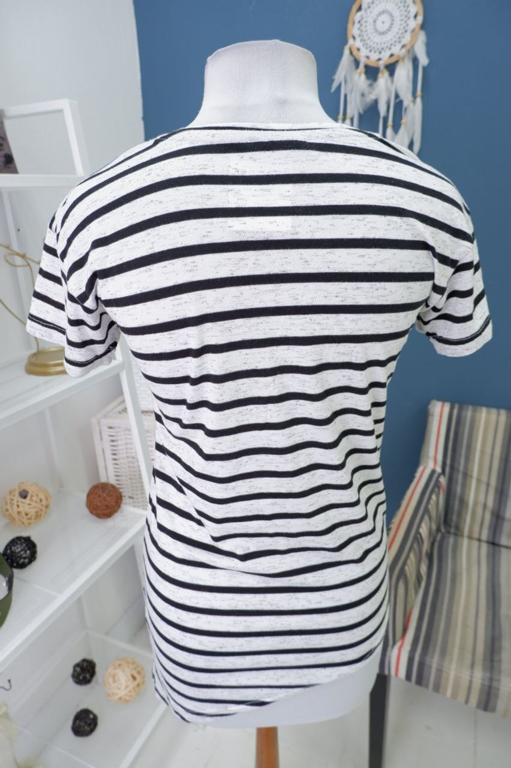 Футболка Janina в полоску 40-42 размер