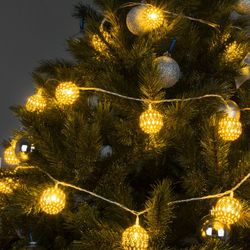 Гирлянда Супернить Eurosvet 400-003 400-003 золото/теплый белый с эффектом мерцания