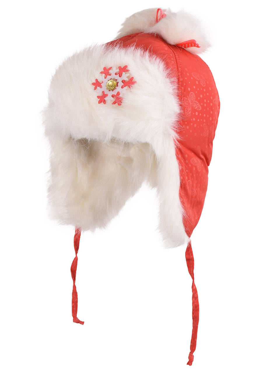 Шапка ушанка для девочки на иск.меху