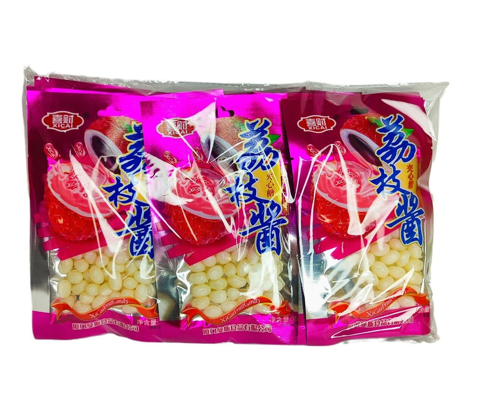 Жевательные конфеты XICAI CANDI вкус ЛИЧИ 30гр