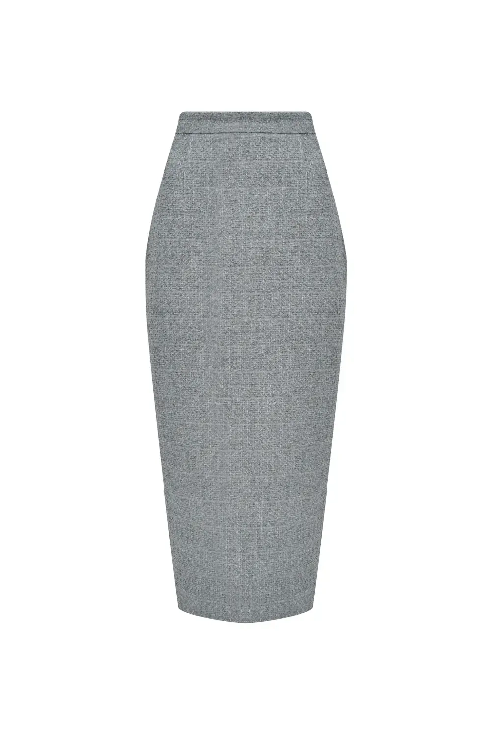 Юбка-карандаш миди серый