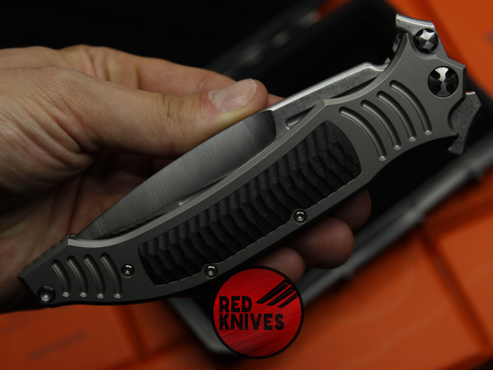 Нож DDR Darrel Ralph Custom AXD 5.5 (имеет асссист) - рукоять титан, вставка Carbon