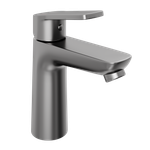 Смеситель для раковины Abelsberg Lineara UNF23508GM, космическая сталь