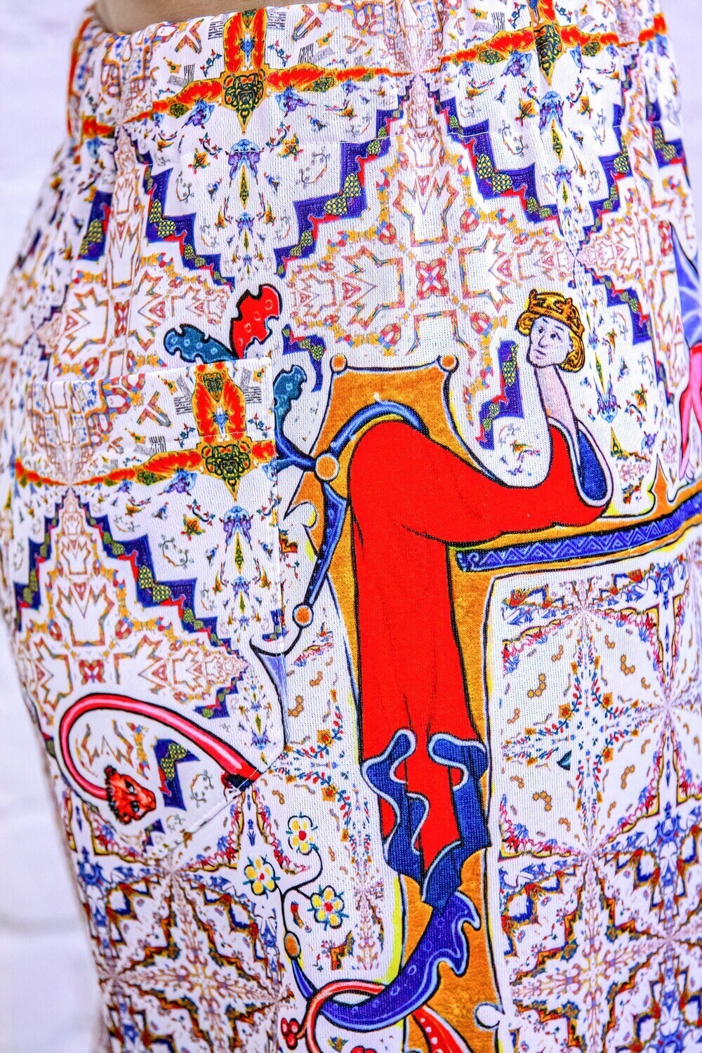 Широкие брюки "Лабиринт"