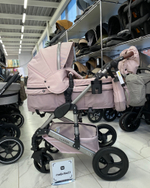 Коляска-трансформер LUXMOM 555-W 2В1 коричневый текстиль