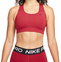 ТОП теннисный Nike Swoosh Bra Non Pad W - pomegranate/black