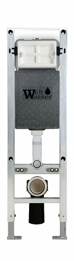 Унитаз с инсталляцией WeltWasser AMBERG 350 ST + MERZBACH 043 GL-WT + AMBERG RD-CR