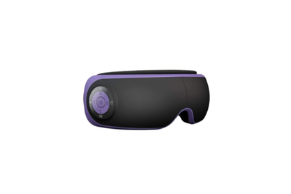 Массажер для глаз CleverCare, черный с фиолетовым