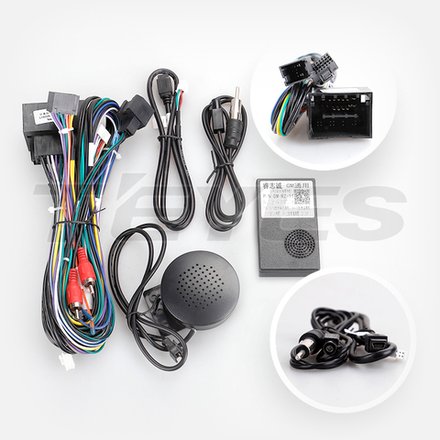 Комплект рамки с разъёмами 9" Opel Mokka 2012-2016 тип 1 - Car-Smart 7061F1