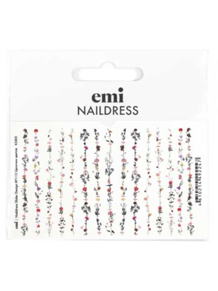Naildress Slider Design №113 Цепочки цветов
