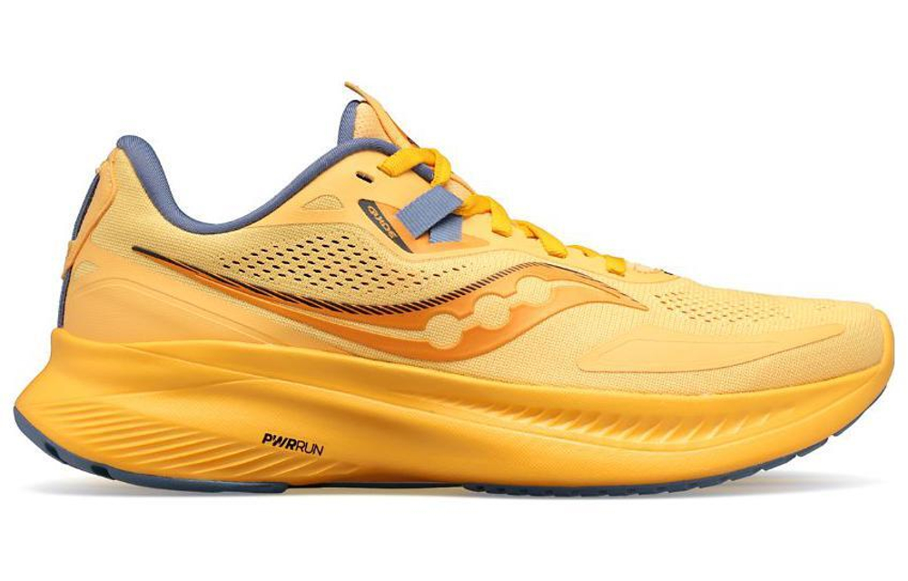 Saucony Guide 15 guide shock absorption and wear-resistant low-top running shoes women's yellow