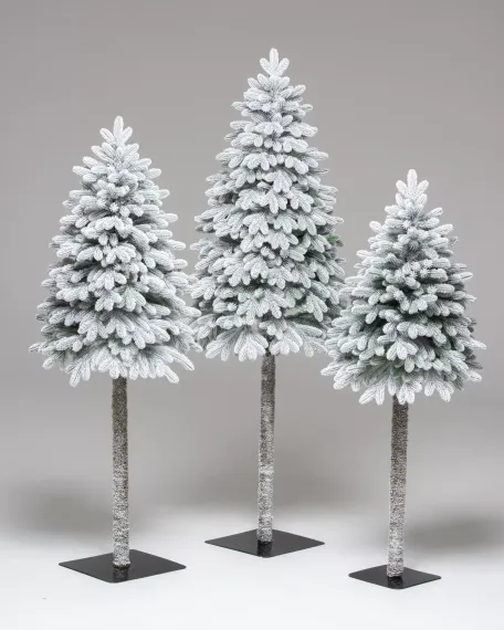 Искусственная елка Валдайская заснеженная 180 см., 100% литая хвоя, ЕлкиТорг (272180)