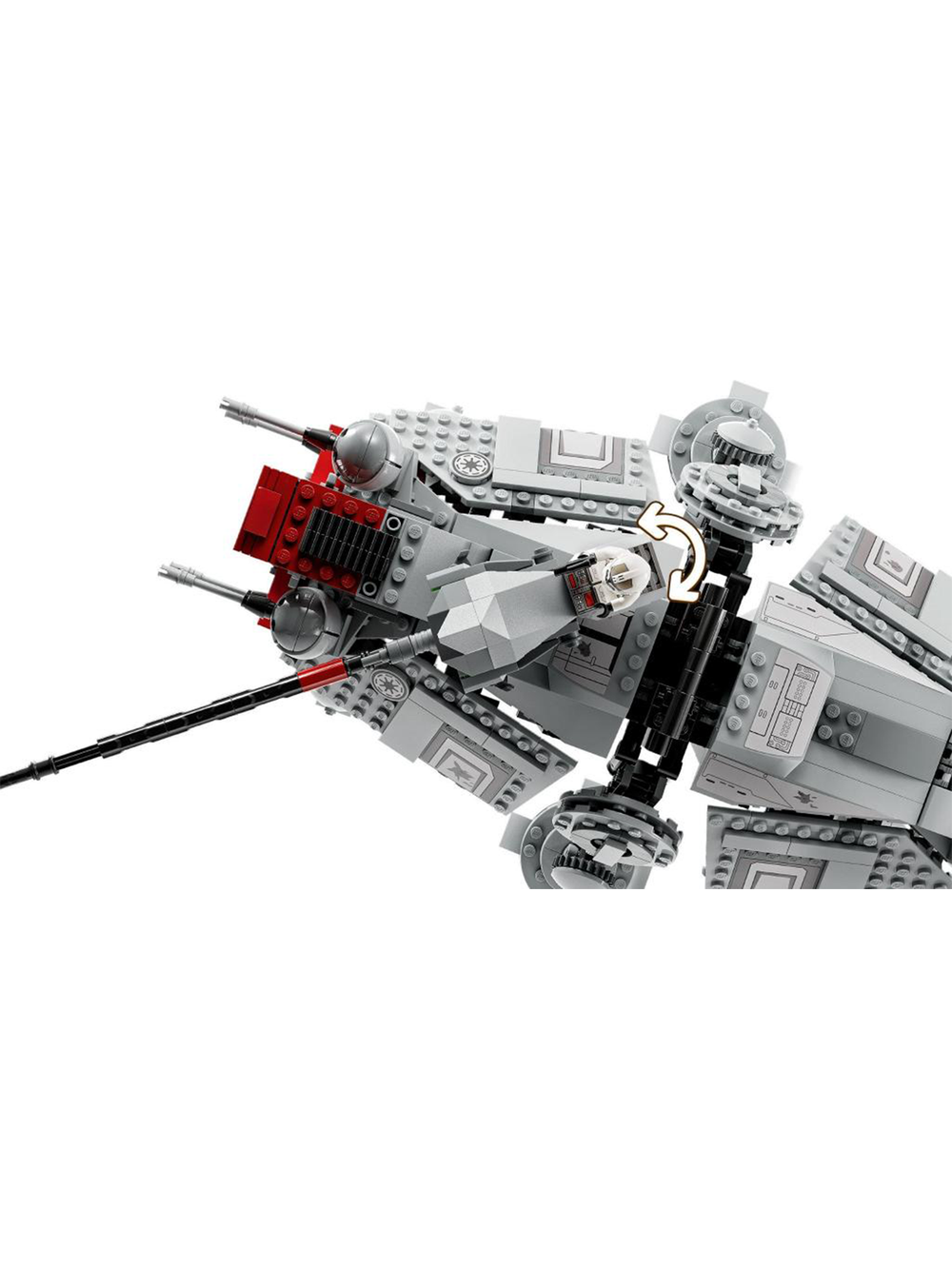 LEGO Star Wars 75337 лего Шагоход AT-TE, конструктор с минифигурками клонов, техника Звёздных войн, оригинал LEGO