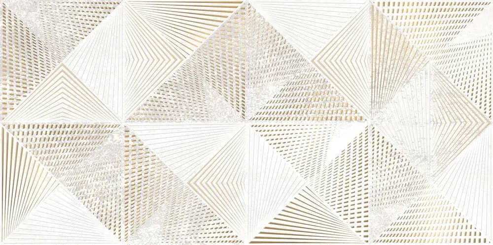 Декоративная плитка ALMA Ceramica DWU09PMT004 Piemonte 50x24.9 бежевая матовая с орнаментом