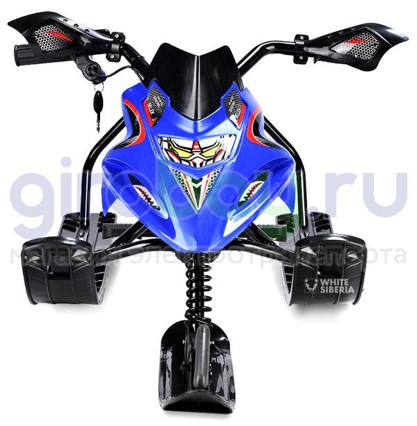 Детский электроснегокат White Siberia BELEK 800W - Синий