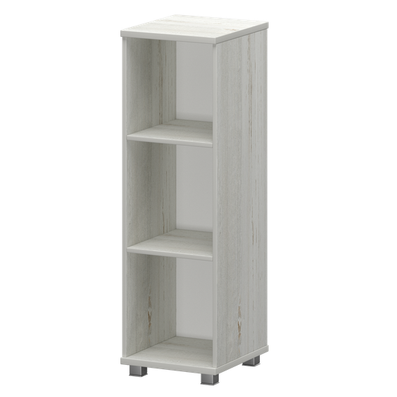 Стеллаж низкий узкий НТ-440 Сосна винтер 400x445x1280 Аргентум
