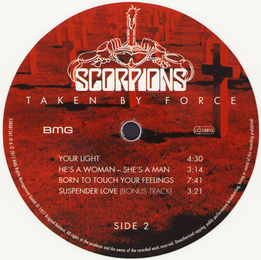 Scorpions / Taken By Force (Special Edition)(Coloured Vinyl)(LP)