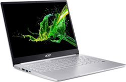 Ноутбук Acer Swift 3 SF313-52-76NZ Intel Core i7 1065G7, 1.3 GHz, 16384 Mb, 13.5; QHD 2256x1504, 512 Gb SSD, DVD нет, Intel Iris Plus Graphics, Windows 10 Professional, серебристый, NX.HQXER.003