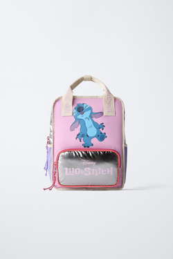 ZARA РЮКЗАК LILO & STITCH © DISNEY, СЕРЕБРИСТЫЙ