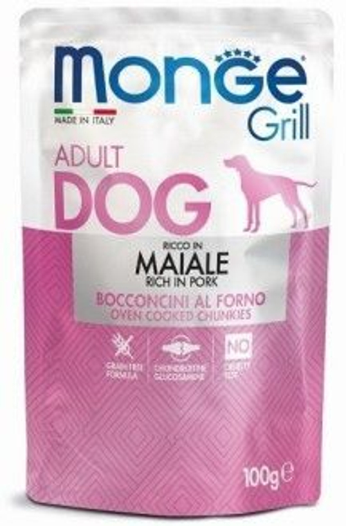 Monge Dog Grill Влажный корм для собак со свининой, 100г