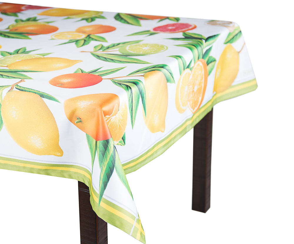 Скатерть 140x180 Blonder Home Citrus цветная