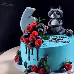 Декор торта Енот сластена кондитерская Sweet Visors Сладкие Козырьки. Кондитер Светлана Дегтерева. Торты ручной работы на заказ в СПБ. Мы создаем сладкие истории на любой вкус