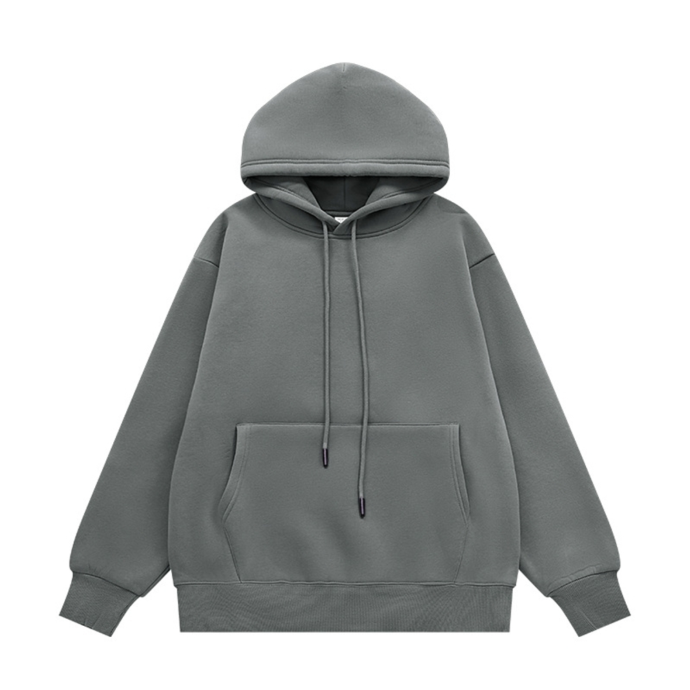 Худи STUFF "Basic" Fleece Серый