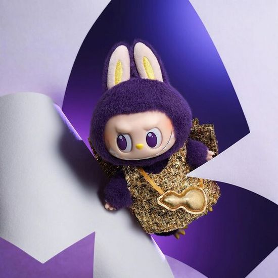 Коллекционная фигурка POPMART LABUBU × PRONOUNCE - WINGS OF FORTUNE Vinyl Plush Hanging Card