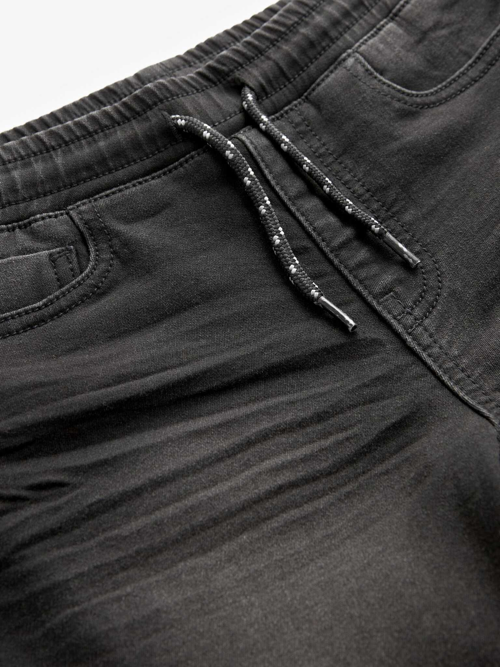 Джинсы стрейч для мальчика Next A27-845, Черный