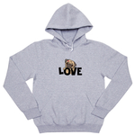 Толстовка "Мопс - Love"