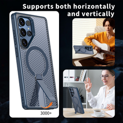 Прозрачный чехол Mesh Pro Magnetic Case для Samsung Galaxy S22 Ultra