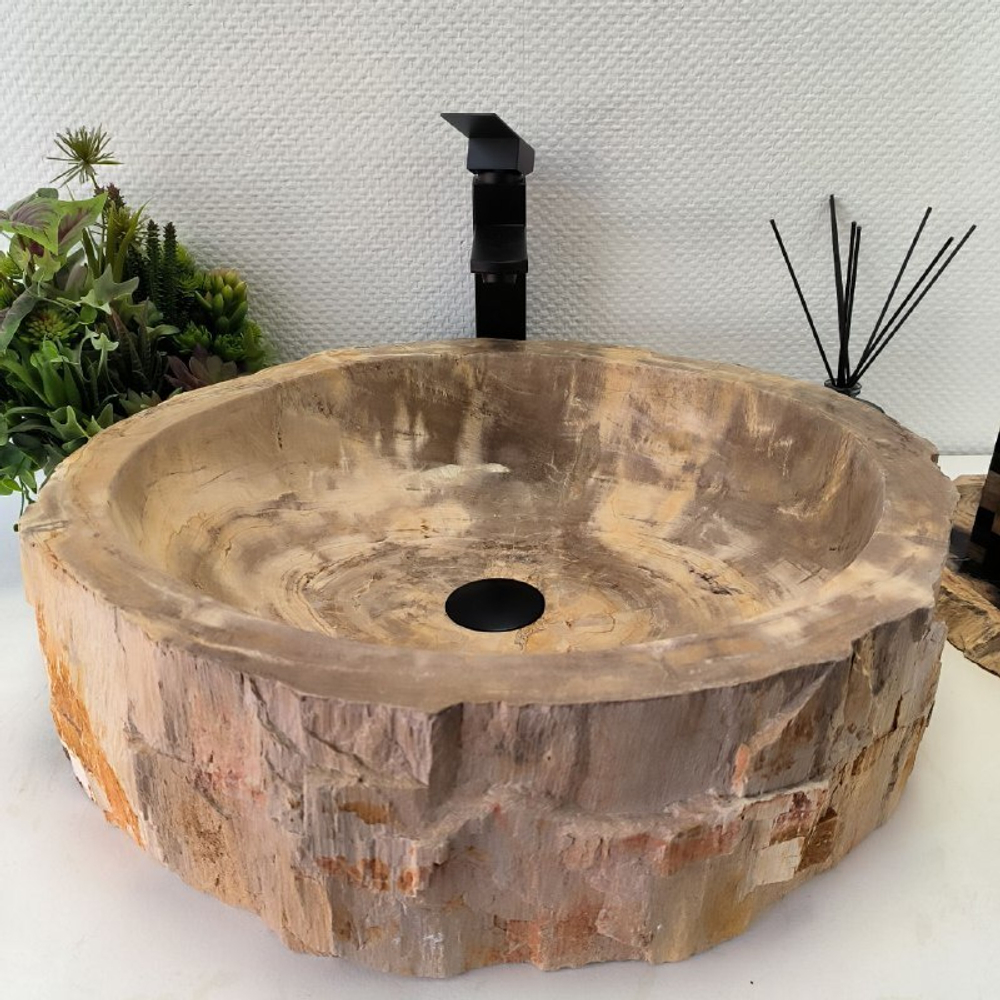 Купить Раковина из окаменелого дерева Fossil Basin OD-02358 53*48*15