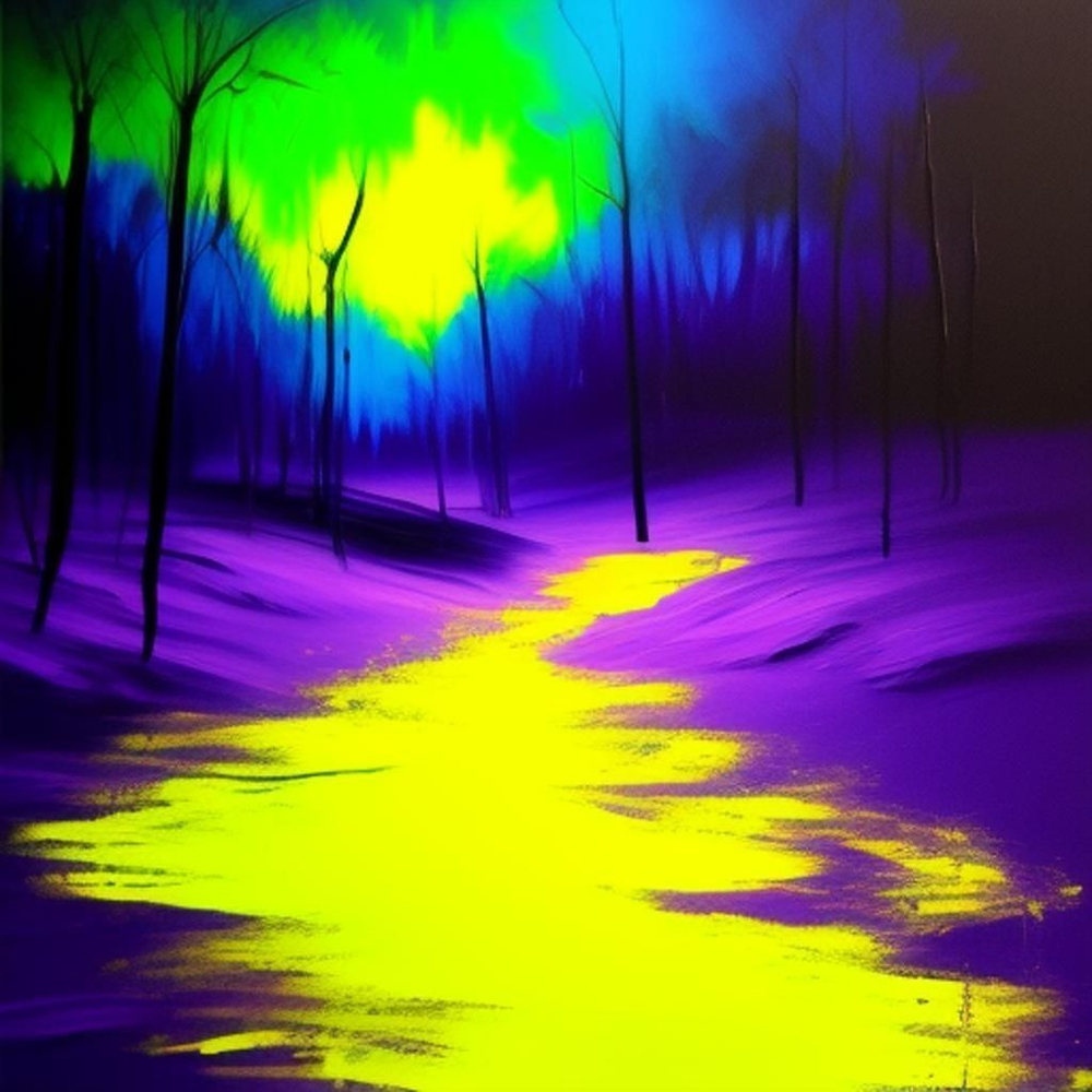 Краска AcidColors FLUORESCENT NEON акриловая Флуоресцентная лимонная
