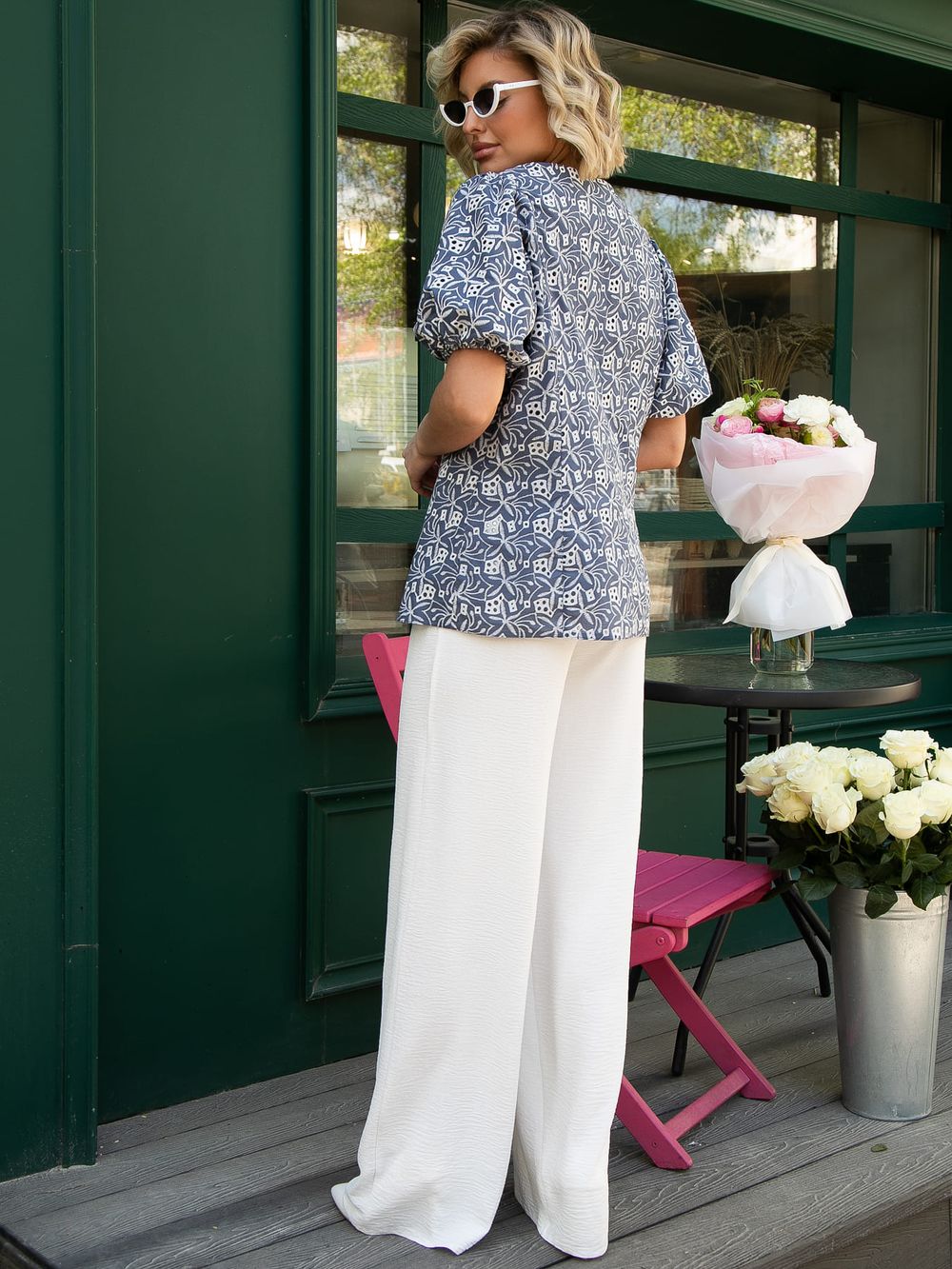 Костюм Мелодия лета (сине-белый) К15895-5М LT Collection