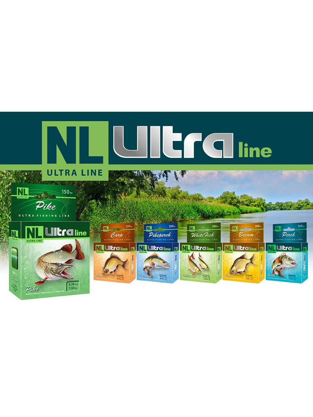 Монофильная леска для рыбалки AQUA NL ULTRA PIKE