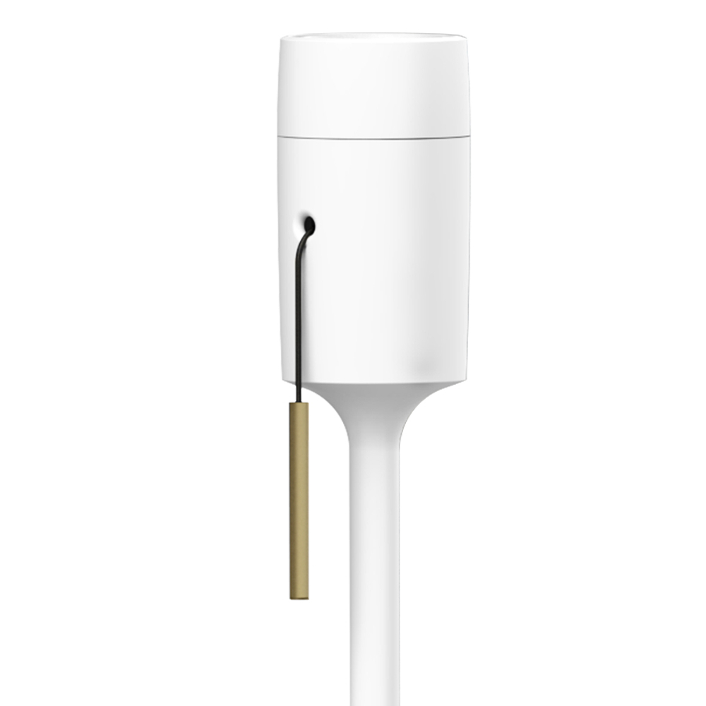 Торшер-основание champagne white (Д- 38, В-140 cm) 1,5 m. pvc провод с вилкой