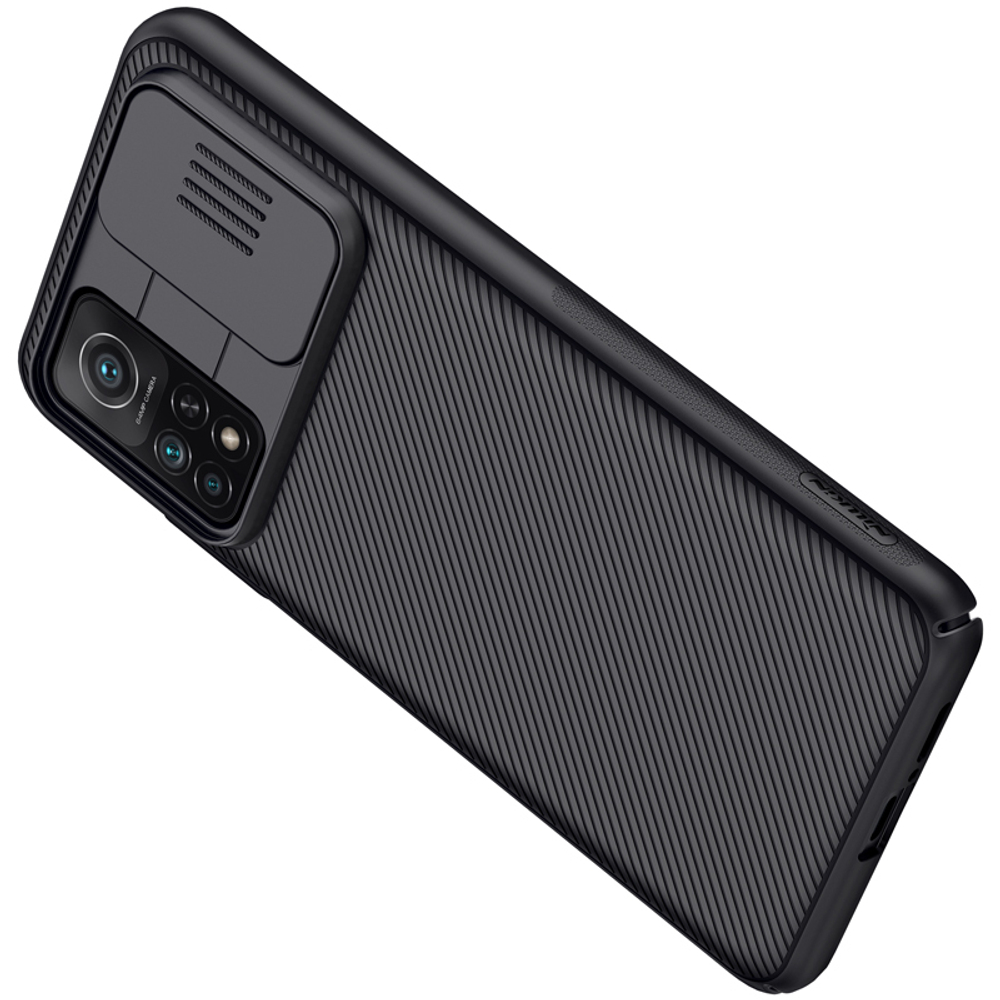 Чехол от Nillkin для Xiaomi Mi 10T и Mi 10T Pro, серия CamShield Case с защитной шторкой для задней камеры