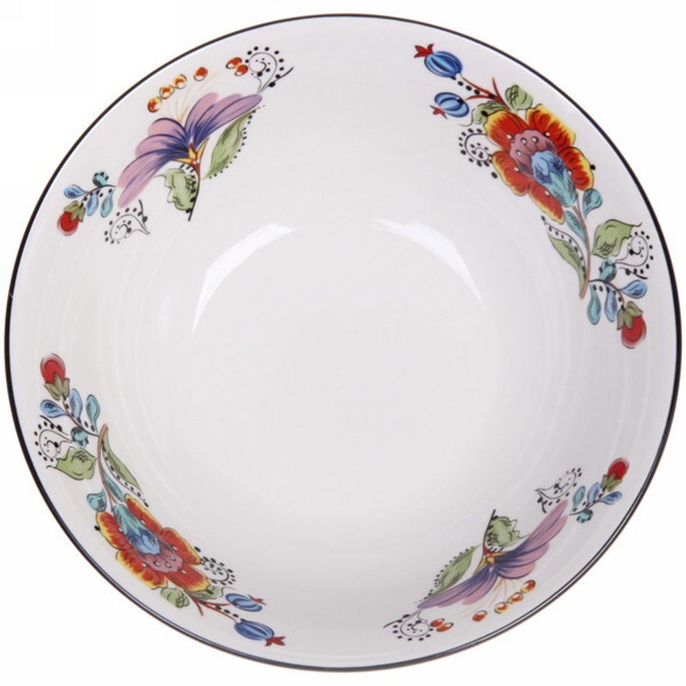 Тарелка керамическая глубокая «Magic Flower» 20*6см