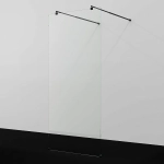 Душевое ограждение WasserKRAFT Vechte 60W39MB 90 фиксатор черный/стекло прозрачное