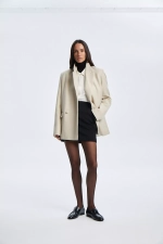 Жакет однобортный, Бежевый