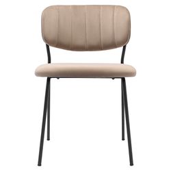 Стул Eirill, велюр, светло-коричневый