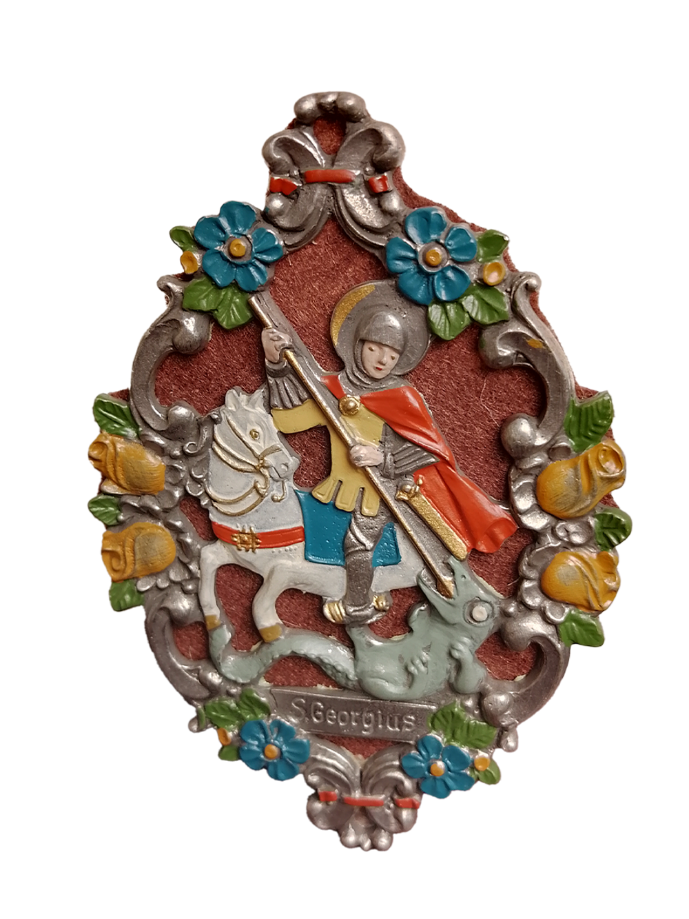 Панно оберег "Святой Георгий" Германия