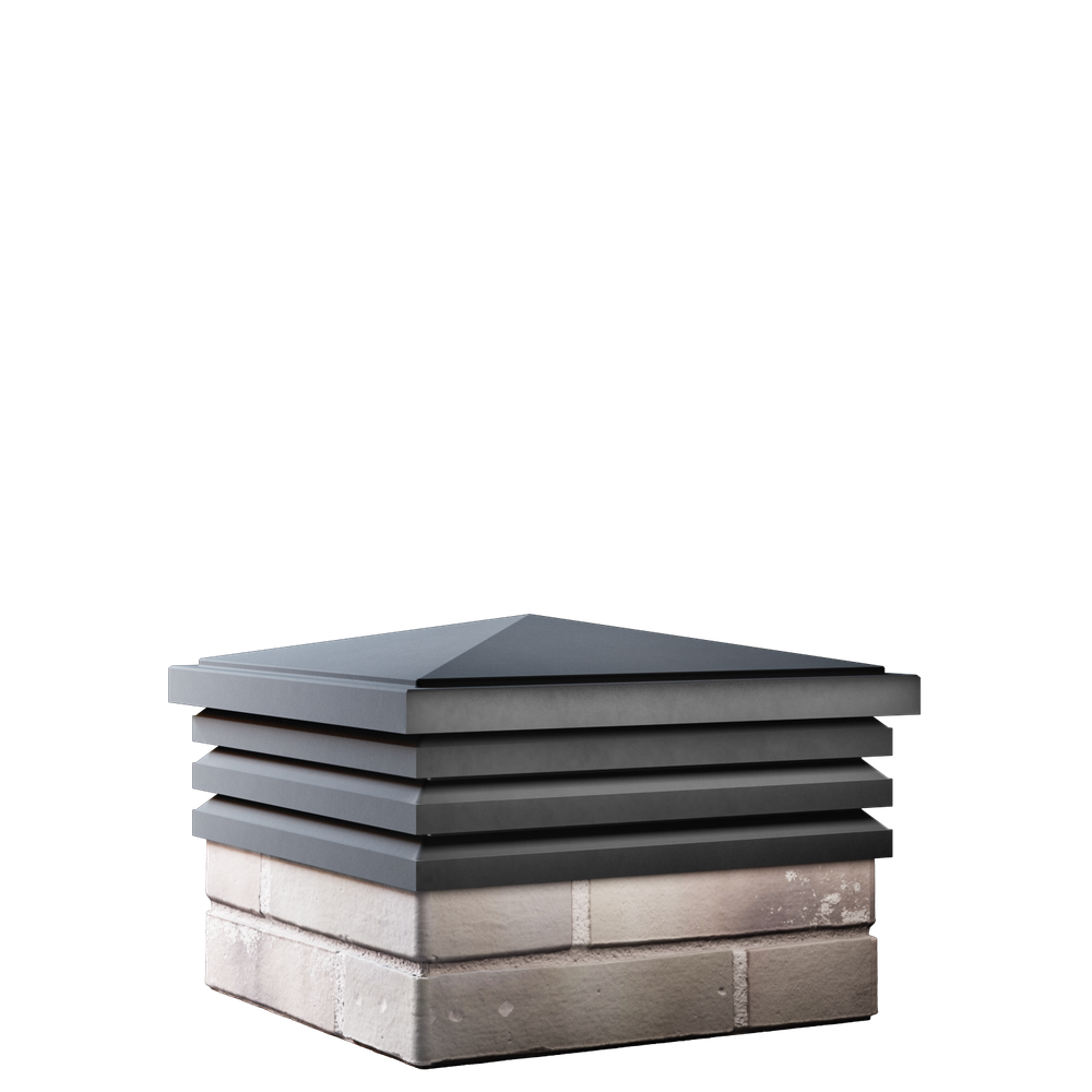 Колпак полимеркомпозитный Bona 385*385 (1,5 кирпича) серый