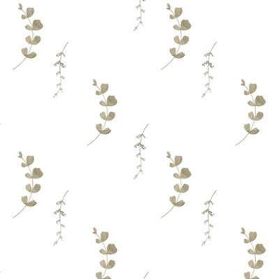 Графичный скетч листья, растение