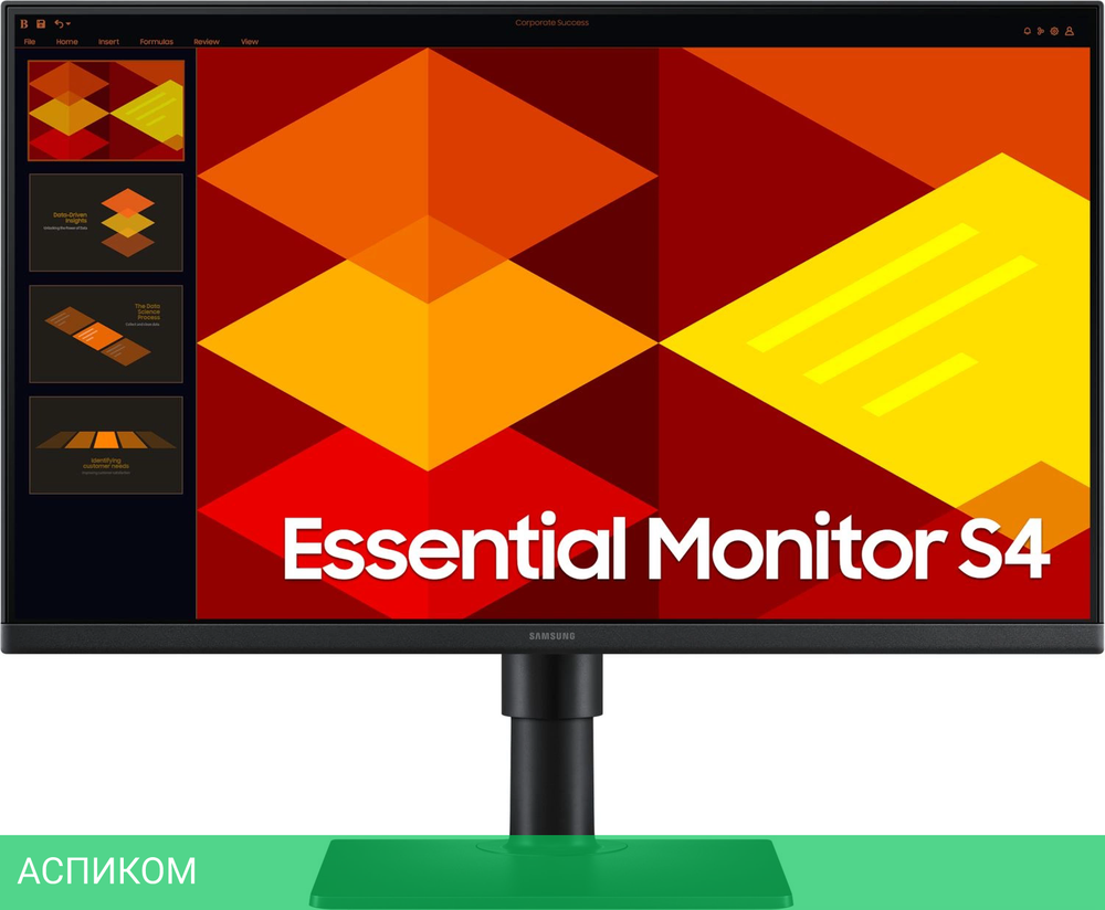 Монитор Samsung 24" Essential S4 S24D400GAIXCI