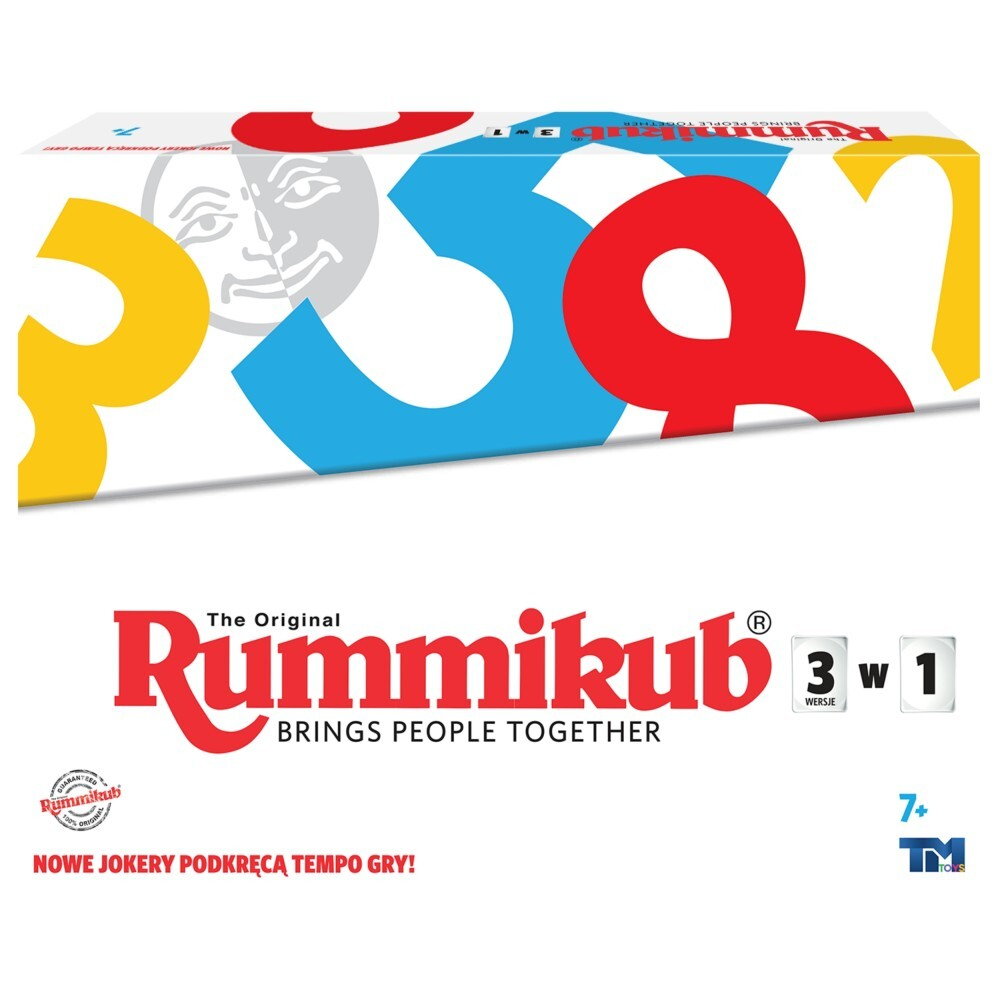 Игра-головоломка Руммикуб 3 в 1 LMD8613 / артикул   LMD8613  / GTIN 5904754608503