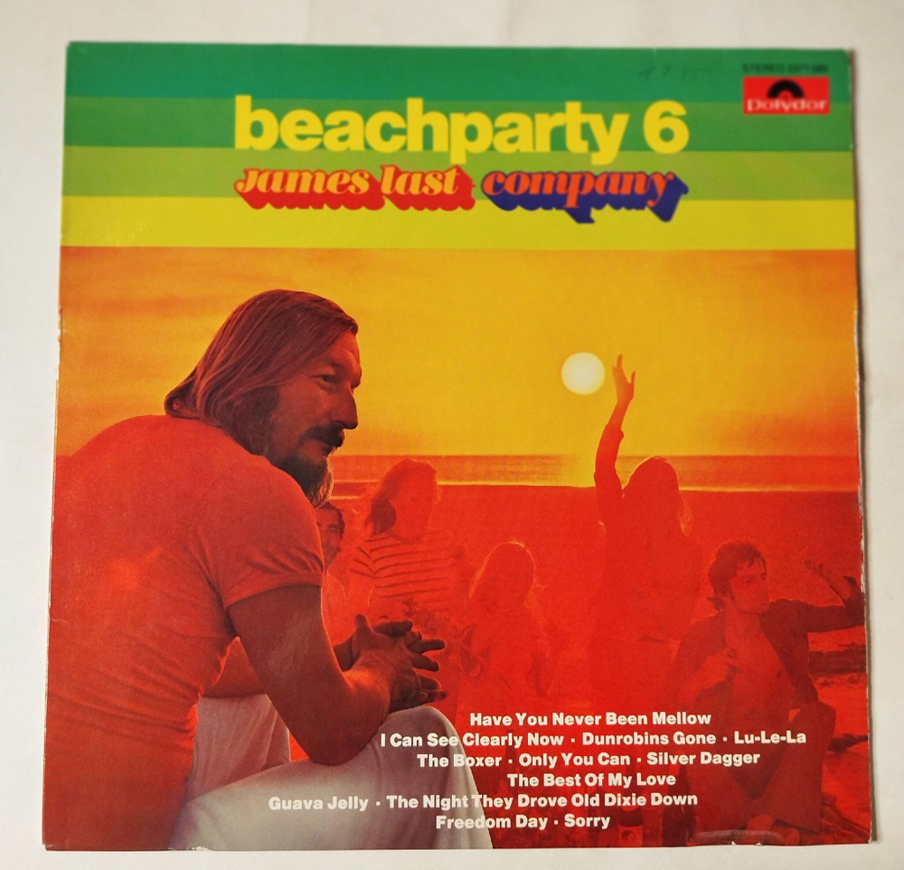 Винтажная виниловая пластинка LP James Last Company Beachparty 6 (Germany 1975)