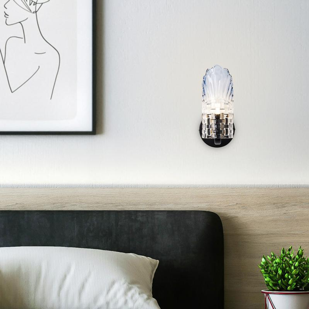 Светильник Ollie 1х40Вт E14 IP20 бра настен. Freya FR5525WL-01GB